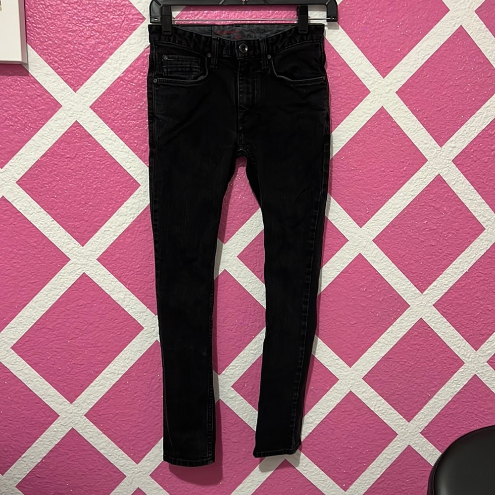 Black Vans skinny jeans size 12 boys (26x27)